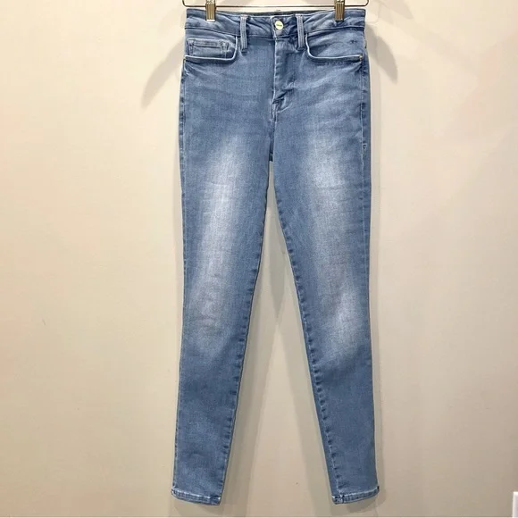 FRAME Denim Le One Skinny Mid-Rise Skinny Fit - Picture 1 of 2
